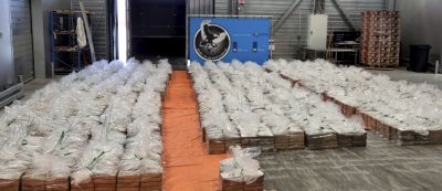 Откриха 6 тона кокаин в пратка с банани в Еквадор