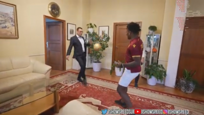 Световноизвестният инфлуенсър Спийд рита топка с кмета Терзиев (СНИМКИ)