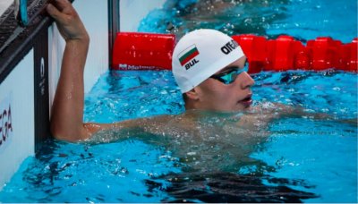 Българската надежда Мицин не успя да се класира за финала по плуване