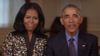 Бившият президент Барак Обама и бившата първа дама Мишел Обама подкрепиха кандидатурата за президент