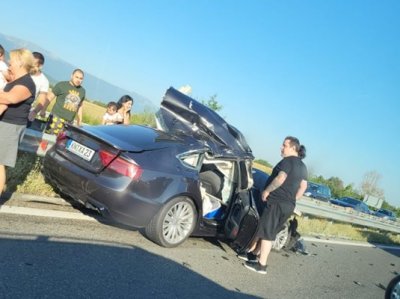Тежка катастрофа затвори автомагистрала "Тракия" в посока София