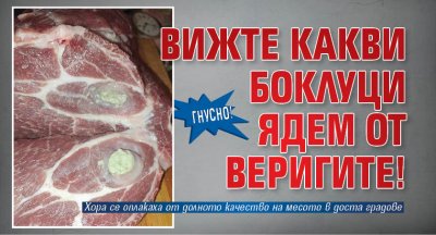 ГНУСНО! Вижте какви боклуци ядем от веригите!