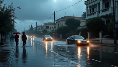 Промяна на времето в Гърция - бури удариха Солун, Корфу и Янина