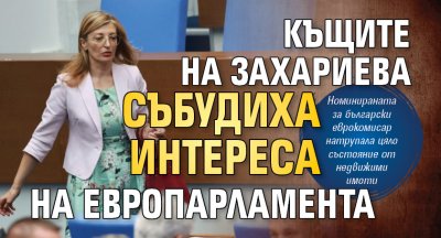 Къщите на Захариева събудиха интереса на Европарламента 