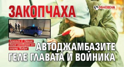 Закопчаха автоджамбазите Геле Главата и Войника (ОБНОВЕНА)