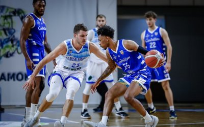Баскетболният първенец на Рилски спортист загуби от естонския Калев Крамо с