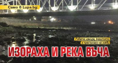 Първо в Lupa.bg: Изораха и река Въча 