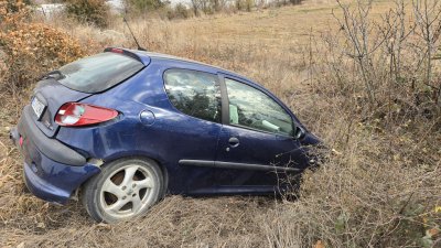 Мъж пострада след катастрофа на входа на петричкото село Старчево Това