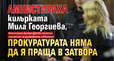 Прокуратурата амнистира ОПГ то на Мила Георгиева и приятели Групата