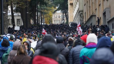 Опозицията в Грузия бойкотира свикването на новия парламент