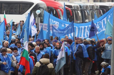 КТ "Подкрепа" излезе на национален протест 