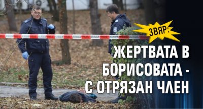 Звяр: Жертвата в Борисовата - с отрязан член