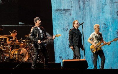 U2 с най-много приходи от турнета