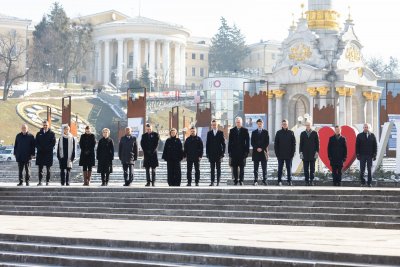 Евролидерите отбелязаха три години война в Украйна