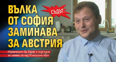 Съдът: Вълка от София заминава за Австрия