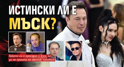 Истински ли е Мъск? Има куп пластични операции