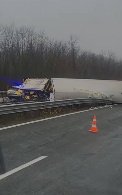 Поредният инцидент на пътя но дано не е с фатален