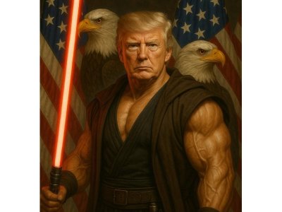 Американският президент съвсем избуши В неделя Белият дом публикува снимка