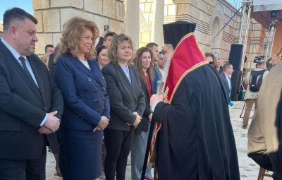 Киселова в Плиска: Годишнината от покръстването на българския народ е сериозен повод за размисъл