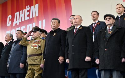 Путин сдържано спомена войната в Украйна в речта си на парада