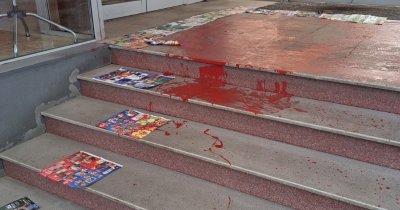 Омазаха с червена боя Министерството на културата, има задържан