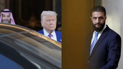 Тръмп се срещна в Рияд с временния президент на Сирия