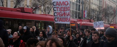 Студенти и граждани блокираха съда в Нови Сад