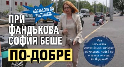 Носталгия по кметицата: При Фандъкова София беше по-добре 