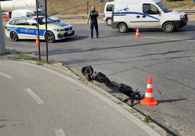 16-годишна падна от тротинетка в Огняново, счупи си главата и носа 