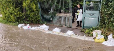 "Модерното" под вода след силните съждове в София