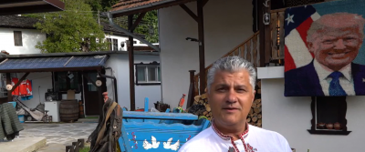 Галин Томов - човекът, който изтъка портрет с лика на Доналд Тръмп