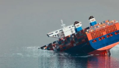 Контейнеровоз с опасни стоки потъна край Индия