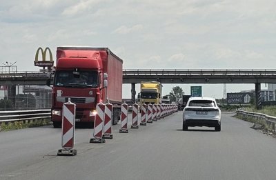 Така изглежда трафикът по "Тракия" (СНИМКИ)