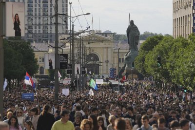 Студентите в Сърбия преминават към гражданско неподчинение