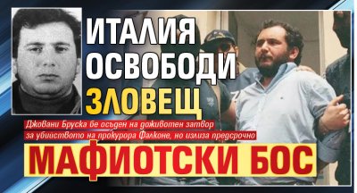 Италия освободи зловещ мафиотски бос