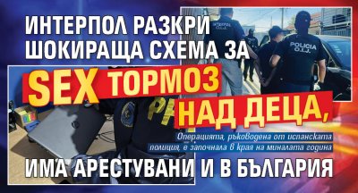 Интерпол разкри шокираща схема за SEX тормоз над деца, има арестувани и в България