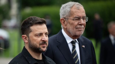 Зеленски е на посещение в Австрия за първи път след началото на войната