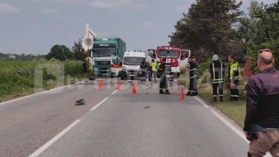 Пенсионер загина при катастрофа с тир на пътя Русе-Бяла