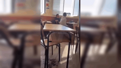 ШОК ВИДЕО: Ставай, бе, олигофрен! Даскал наби ученик в ПГТ "Макгахан"