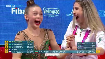 Гордост: Магдалена Вълкова стана световна шампионка на обръч (ВИДЕО)