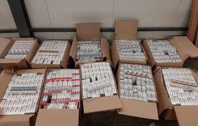 Заловиха 71 040 къса контрабандни цигари на "Дунав мост 2"