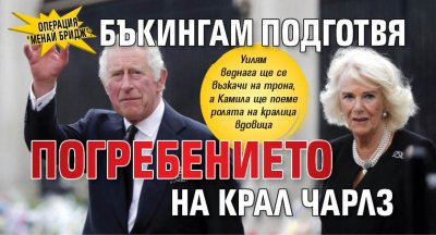 Операция "Менай Бридж": Бъкингам подготвя погребението на крал Чарлз