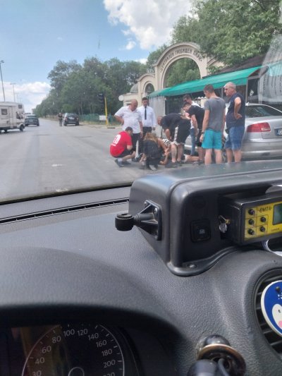 Инцидент пред Софийските гробища изплаши минувачи