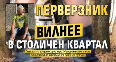 Перверзник вилнее в столичен квартал