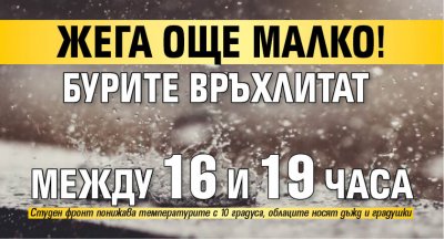 Жега още малко! Бурите връхлитат между 16 и 19 часа
