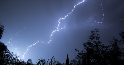 Мълния подпали гора край Чепеларе
