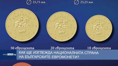Ето какъв ще е дизайнът на българските евромонети 