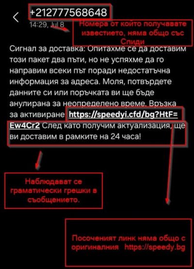 „Спиди“ алармира за нова sms-измама