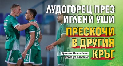 Лудогорец през иглени уши прескочи в другия кръг