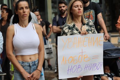Два протеста пред "Майчин дом" (СНИМКИ)